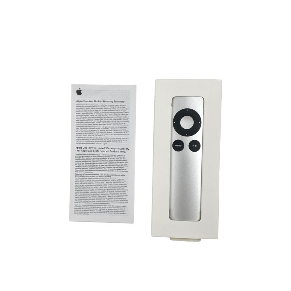 NIB Apple Remote Control For Apple TV Aluminum Universal Compatibility Silver - Picture 4 of 4
